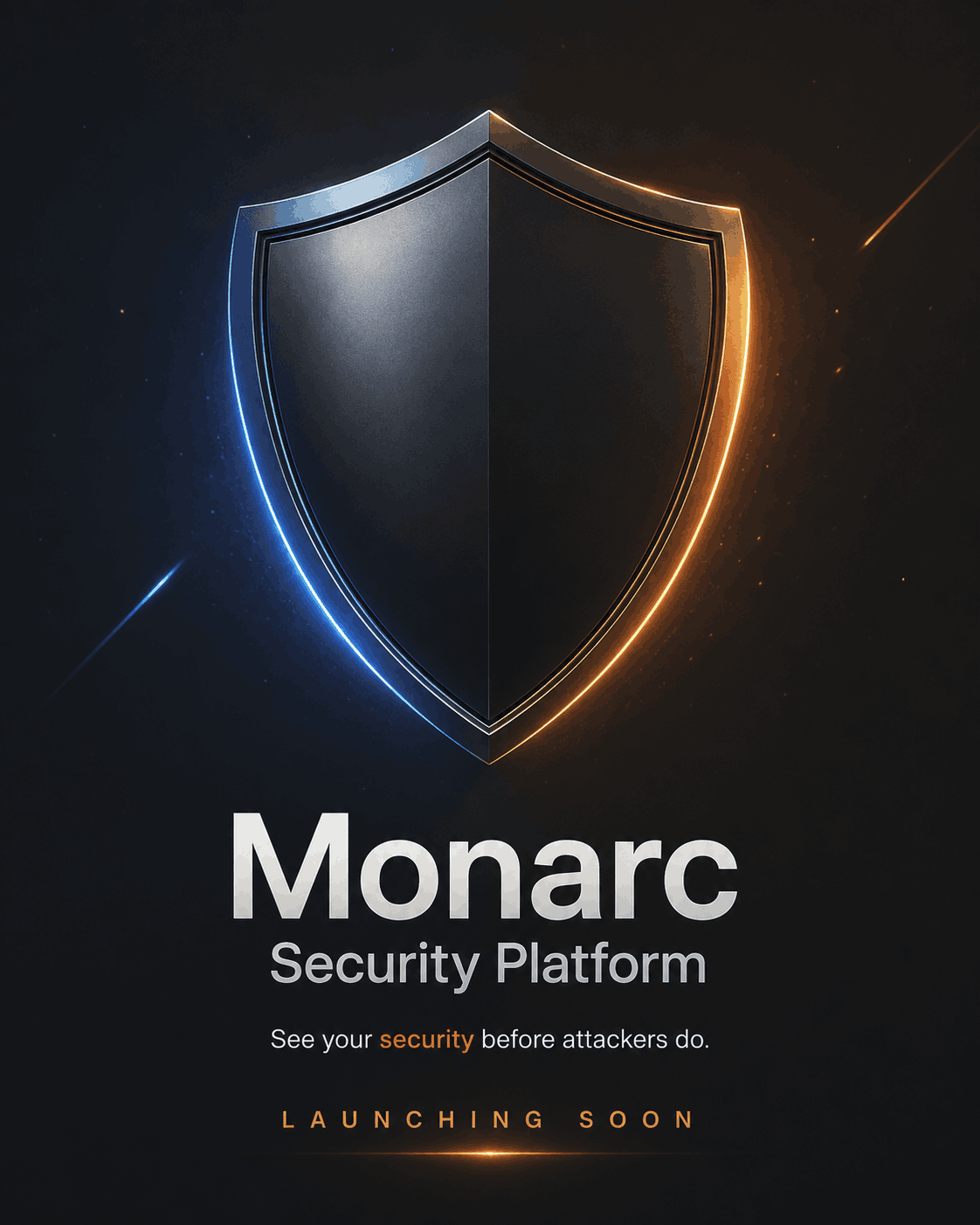 Monarc Security Platform dashboard